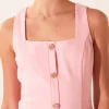 ENDLESS ROSE Matching Sets | Tops*- Sleeveless Suit Mini Dress PINK