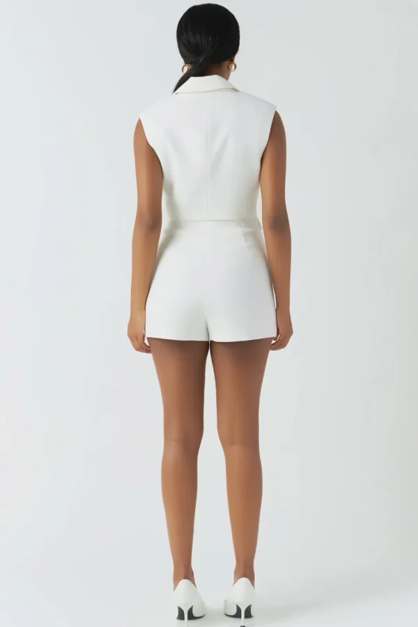 ENDLESS ROSE Blazers*- Sleeveless Blazer Romper