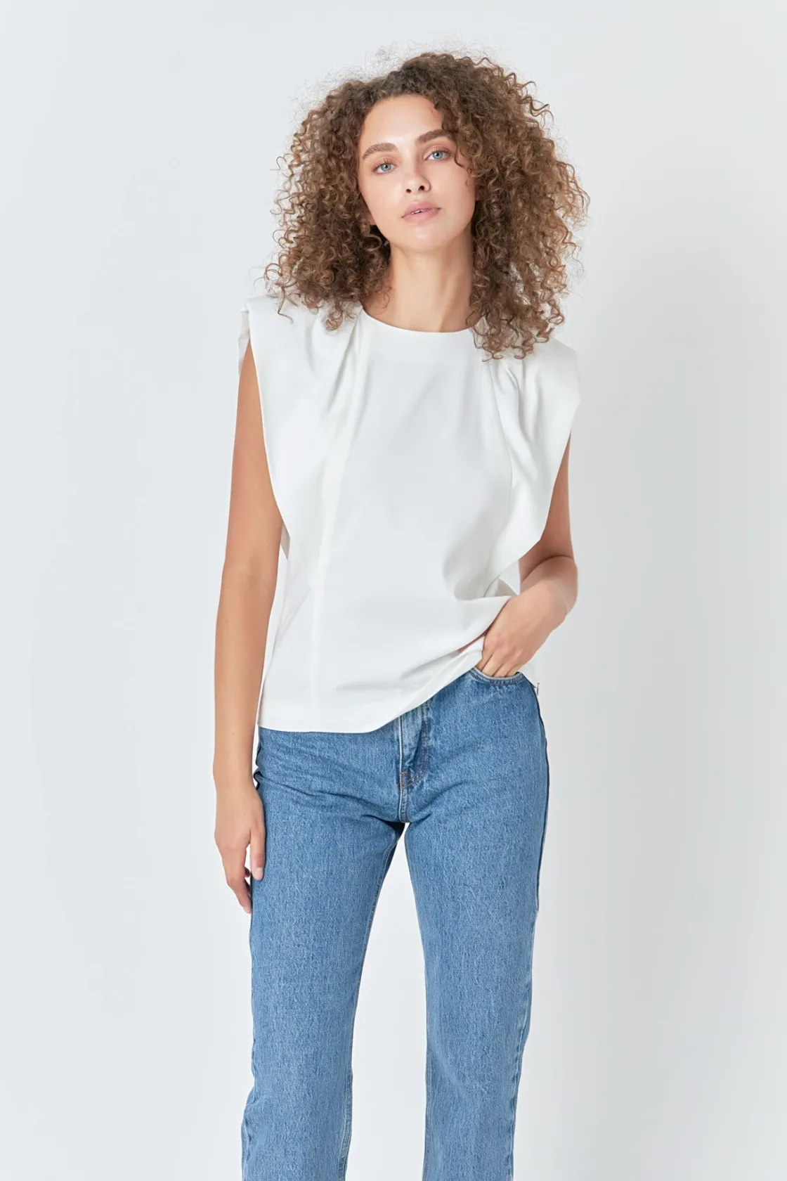 endless_rose__sleeveless__8-1.webp ENDLESS ROSE Tops*- Sleeveless Pleated Top