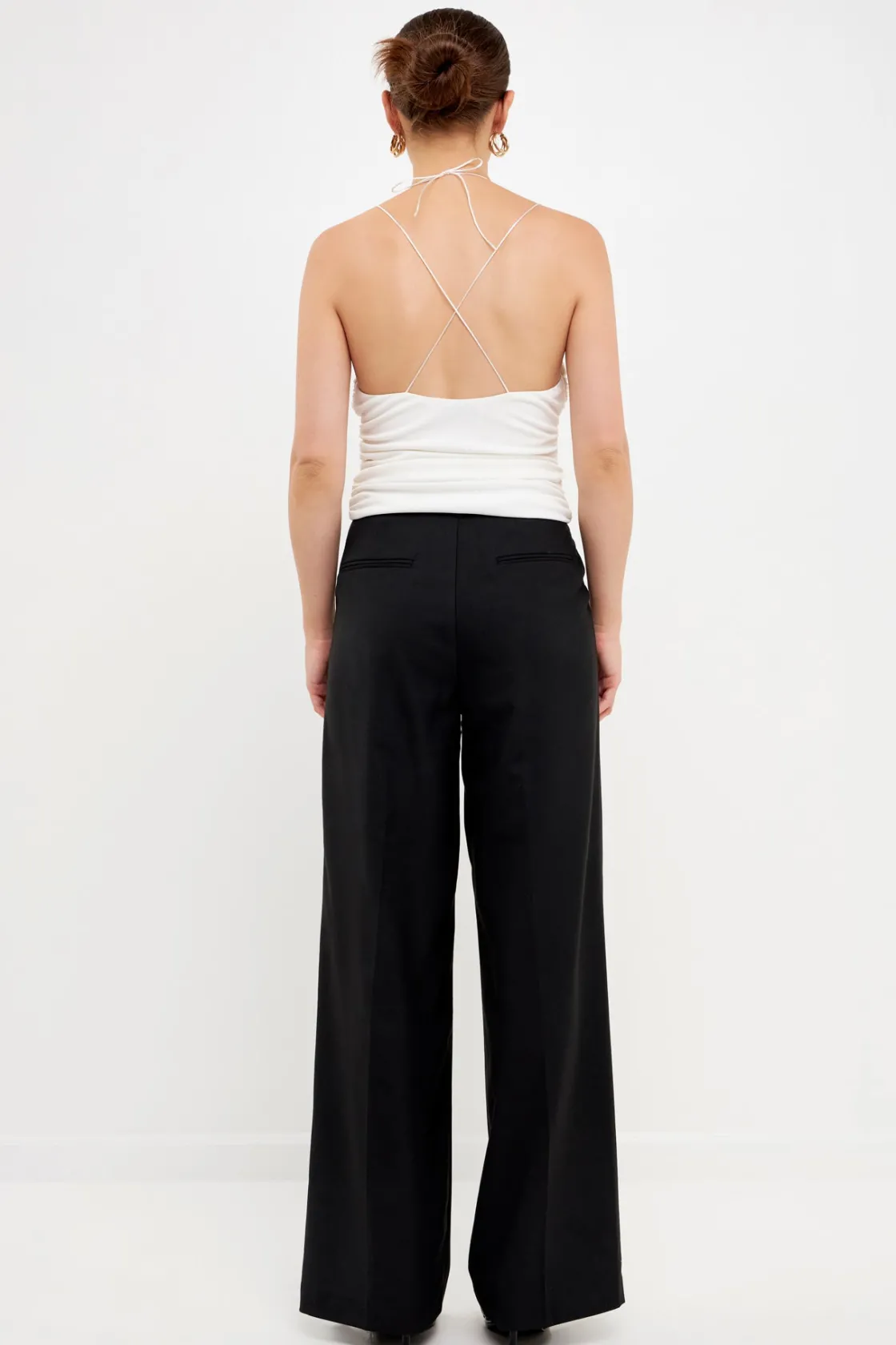endless_rose__slinky_cuto_7.webp ENDLESS ROSE Tops*- Slinky Cutout Ruched Top