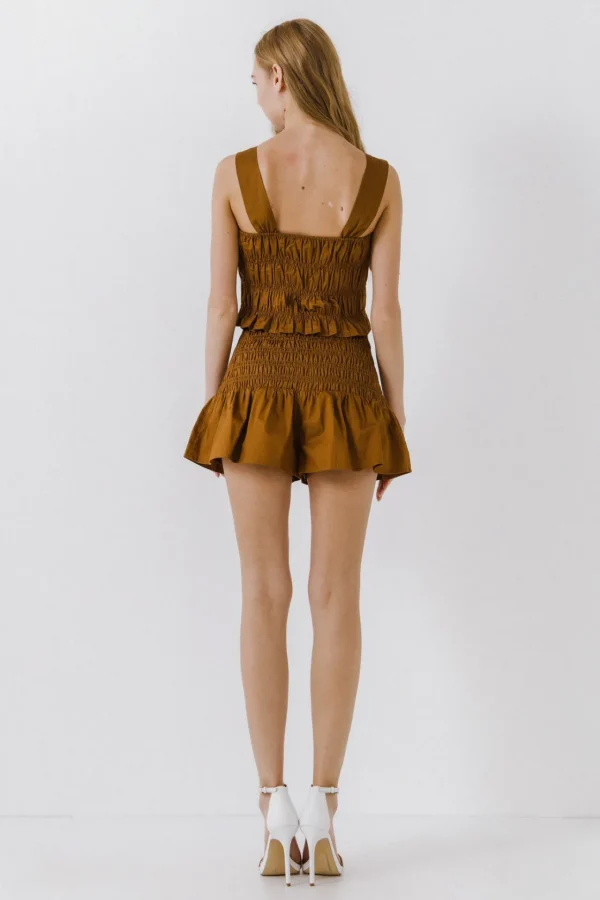 ENDLESS ROSE Shorts & Skorts | Tops*- Smocked Shorts