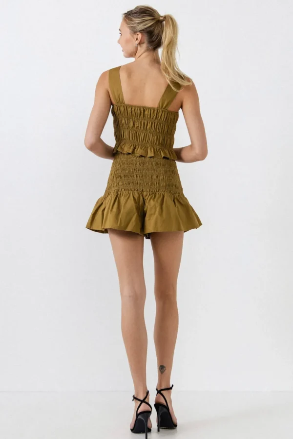 ENDLESS ROSE Shorts & Skorts | Tops*- Smocked Shorts