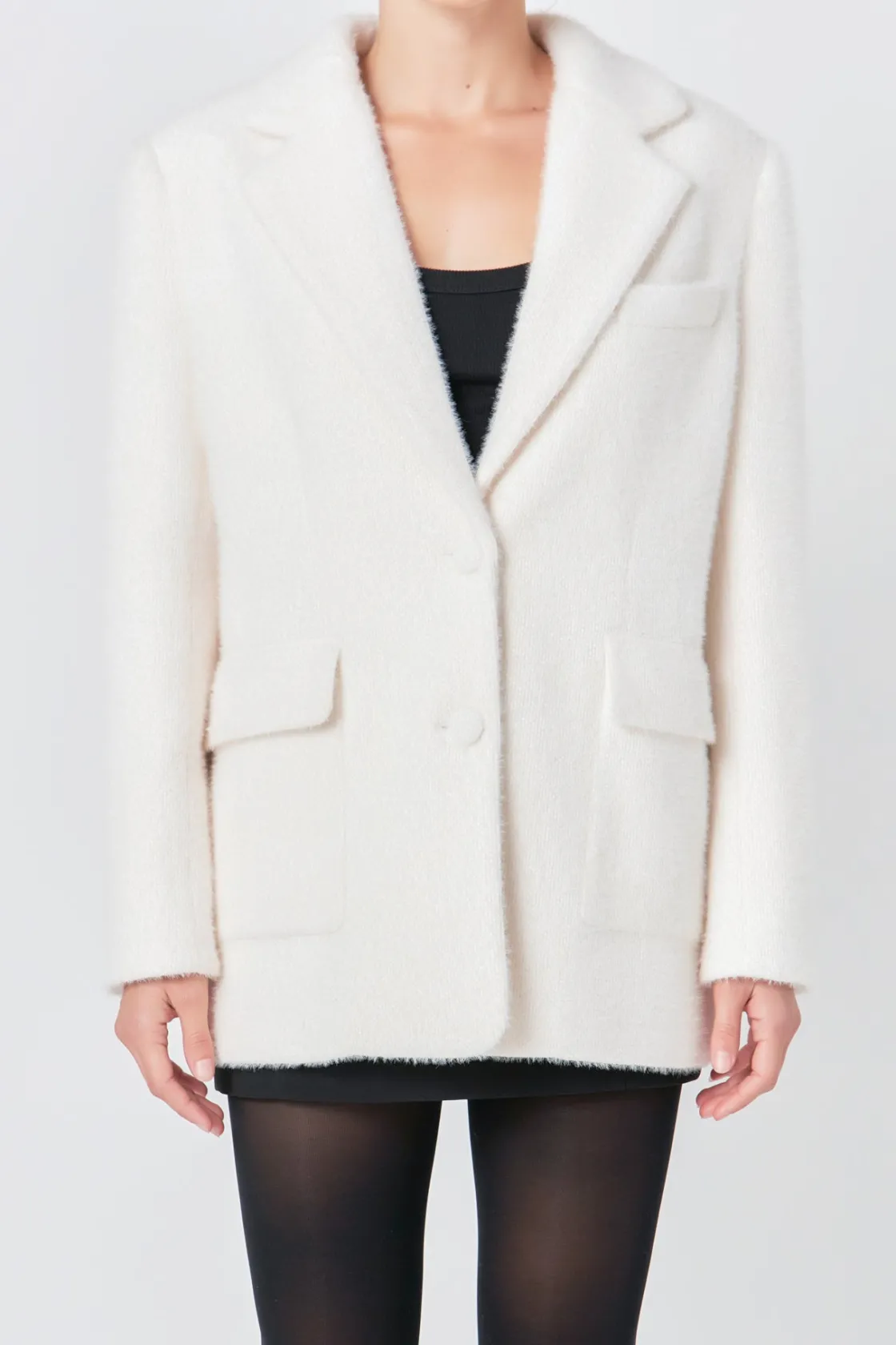 endless_rose__soft_button_0.webp ENDLESS ROSE Jackets & Coats | Blazers*- Soft Buttoned Blazer
