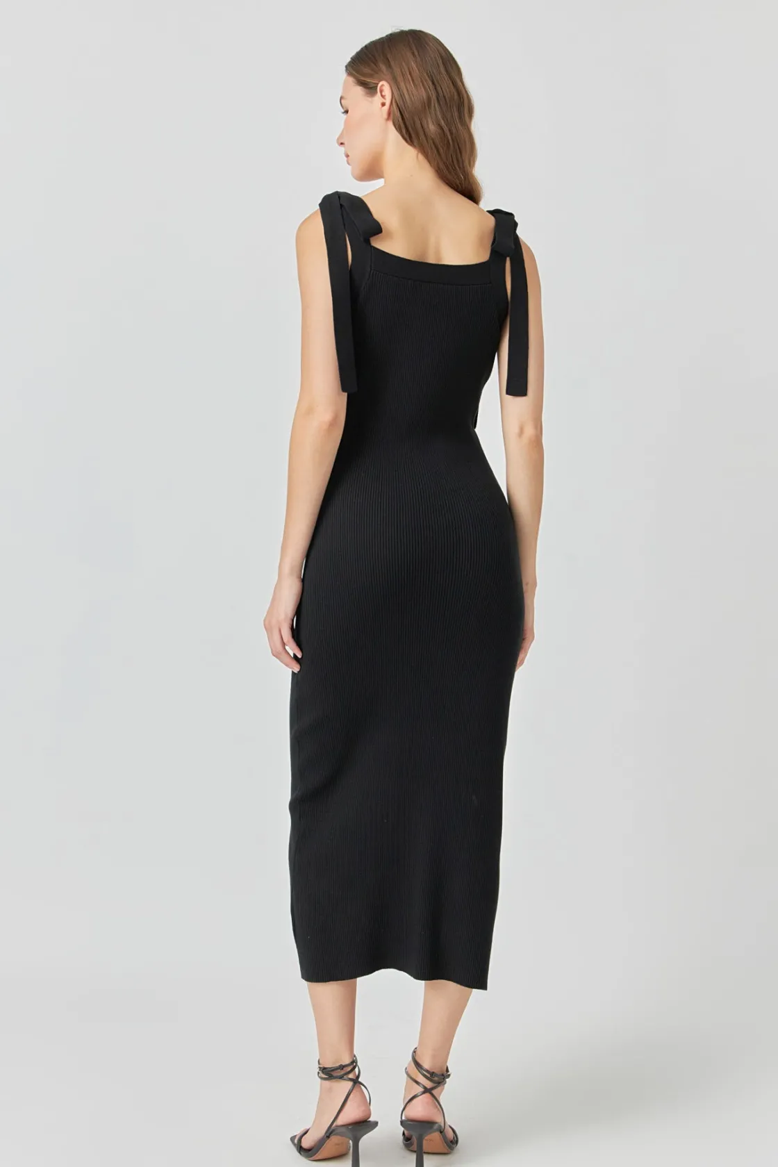 endless_rose__solid_knit__7-1.webp ENDLESS ROSE Knit Dresses | White Dresses*- Solid Knit Midi Dress