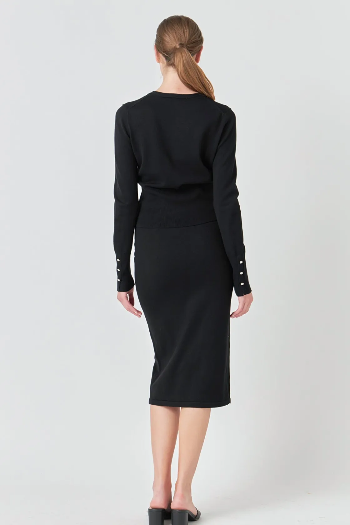 endless_rose__solid_knit__7.webp ENDLESS ROSE Matching Sets | Skirts*- Solid Knit Midi Skirt