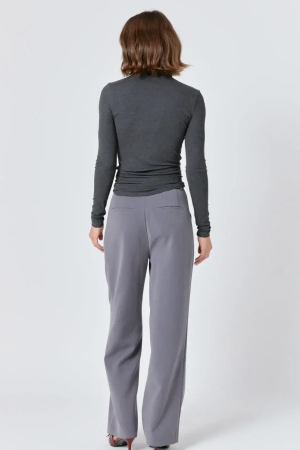 ENDLESS ROSE Pants | Tops*- Straight-Leg Trousers MEDIUMGREY