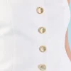 ENDLESS ROSE Tops*- Strapless Linen Top IVORY