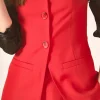 ENDLESS ROSE Tops*- Strapless 3-pc button Long Top