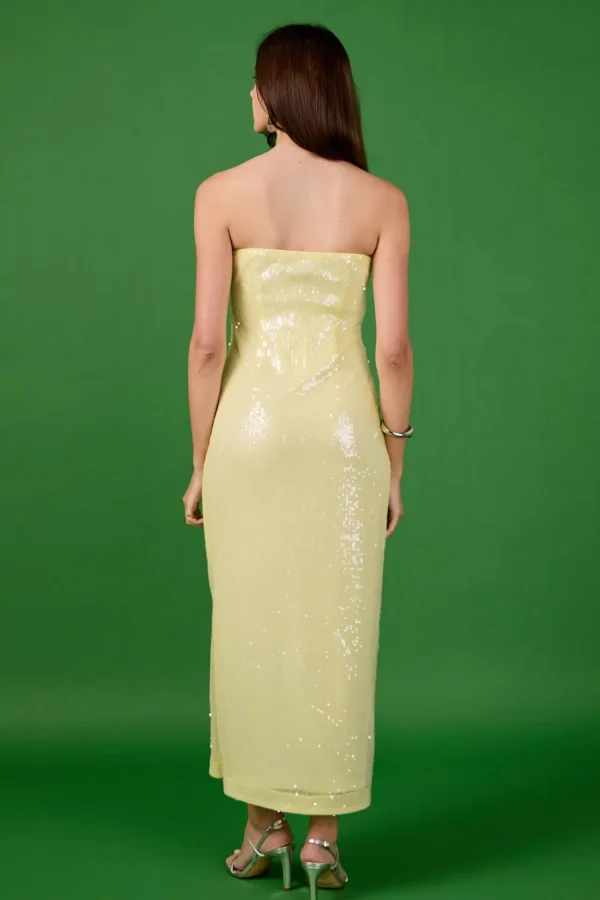 ENDLESS ROSE Sequin Dresses | Strapless*- Strapless Sequins Maxi Dress