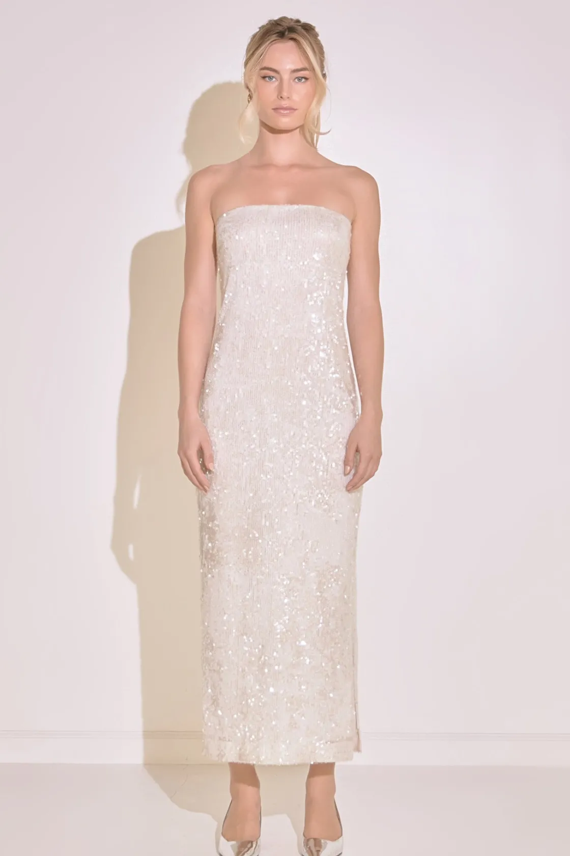 endless_rose__strapless_s_4.webp ENDLESS ROSE Sequin Dresses | Strapless*- Strapless Sequins Maxi Dress