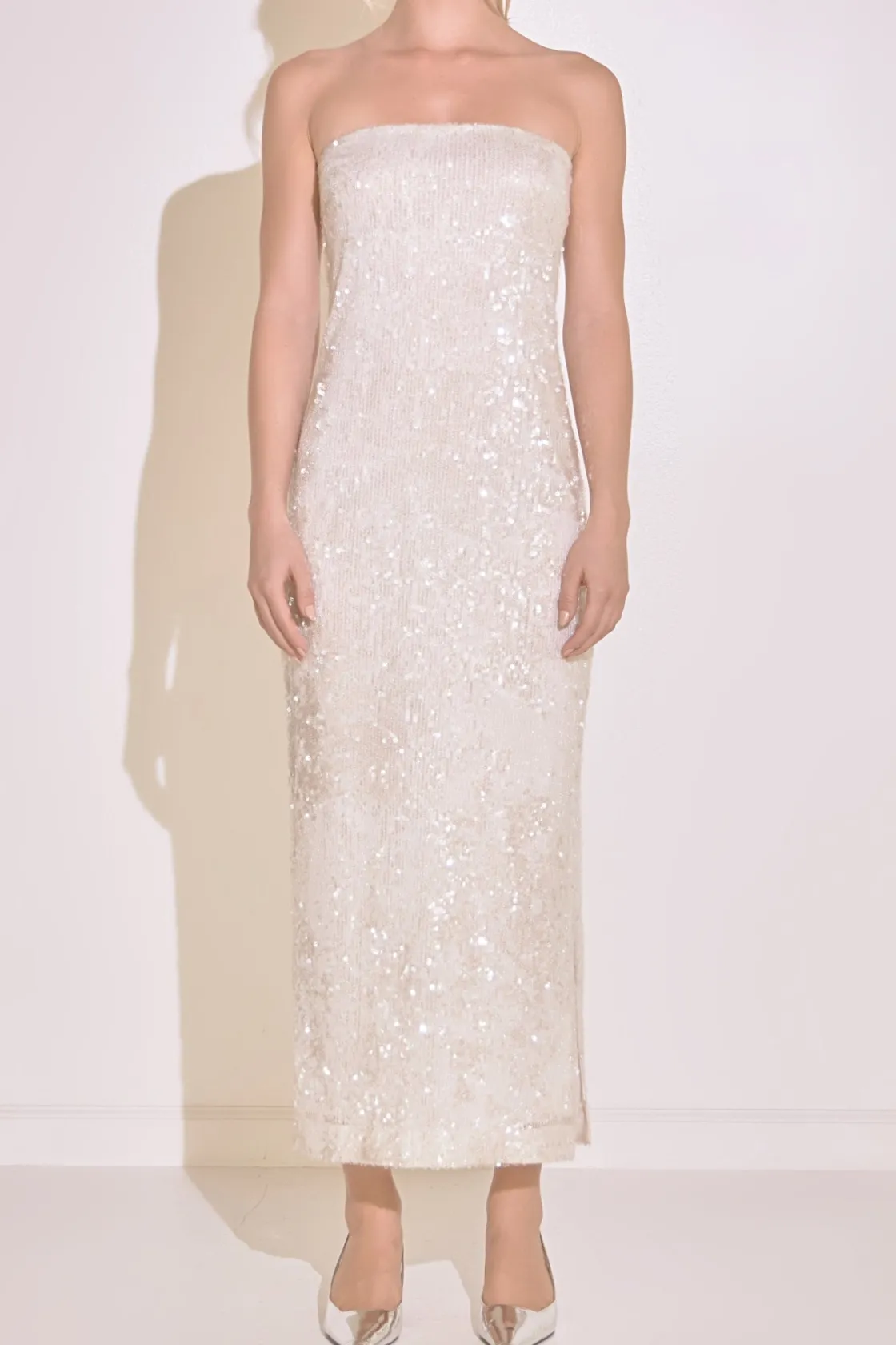 endless_rose__strapless_s_5.webp ENDLESS ROSE Sequin Dresses | Strapless*- Strapless Sequins Maxi Dress