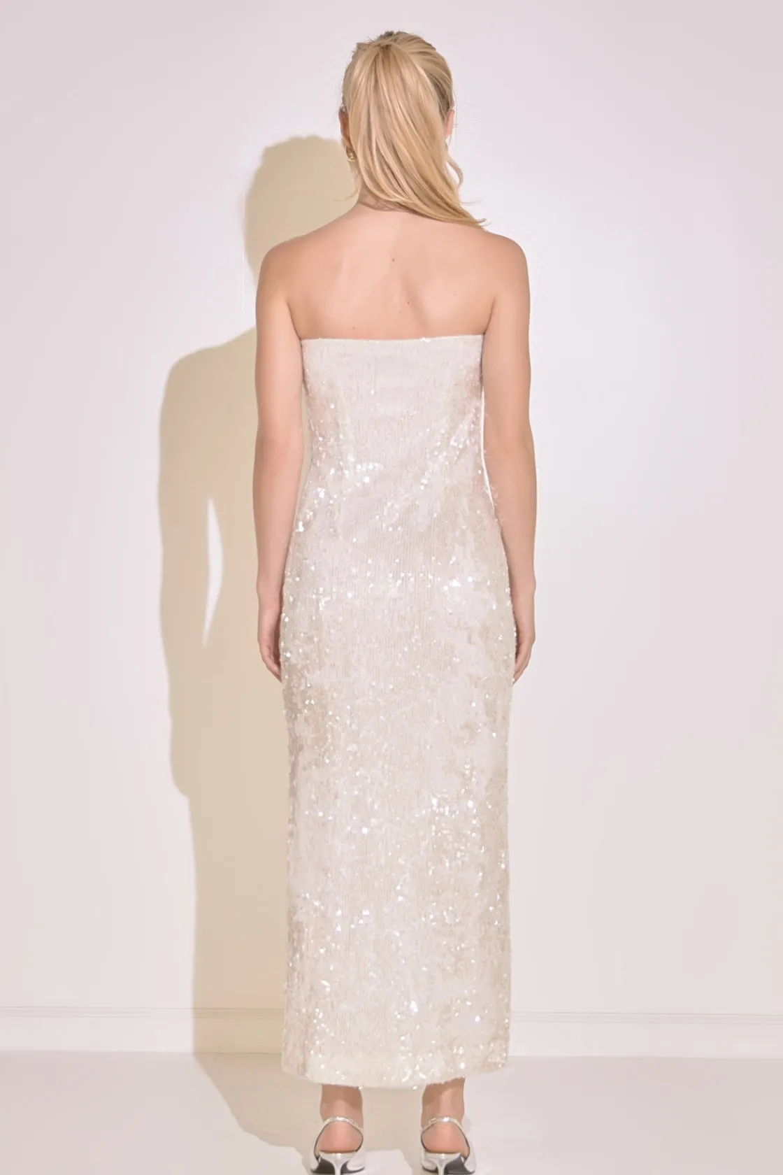 endless_rose__strapless_s_7.webp ENDLESS ROSE Sequin Dresses | Strapless*- Strapless Sequins Maxi Dress