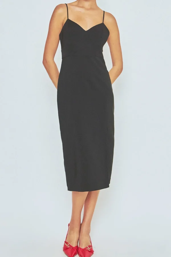 ENDLESS ROSE Bodycon Dresses | Tops*- Strappy Midi Pencil Dress