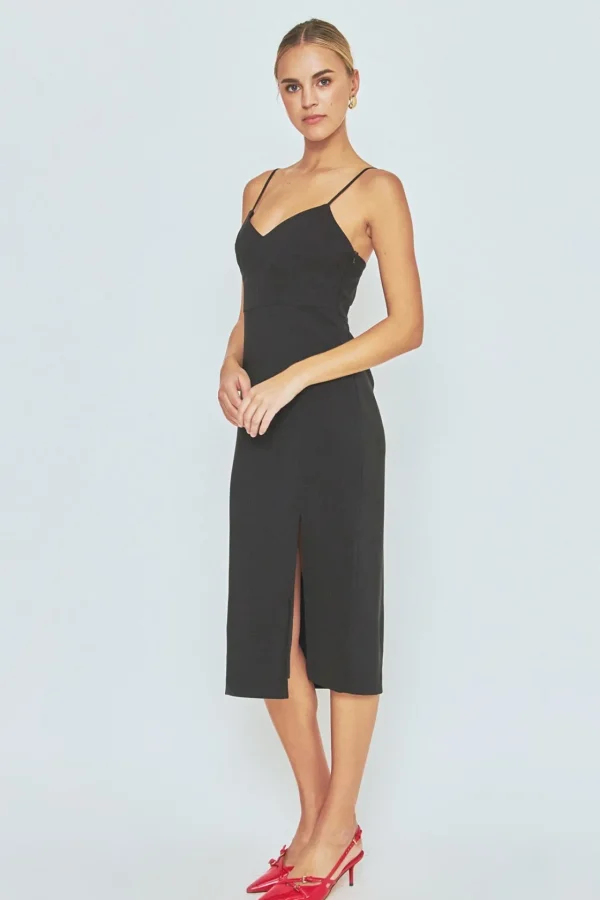 ENDLESS ROSE Bodycon Dresses | Tops*- Strappy Midi Pencil Dress