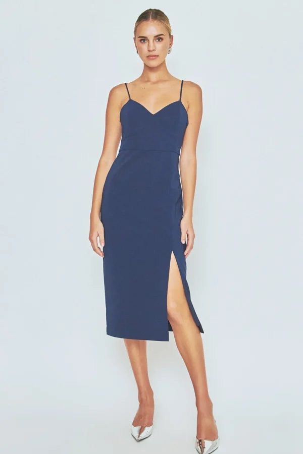 ENDLESS ROSE Bodycon Dresses | Tops*- Strappy Midi Pencil Dress