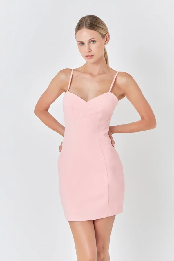 ENDLESS ROSE Bodycon Dresses | Tops*- Stretch Fabric Fitted Mini Dress