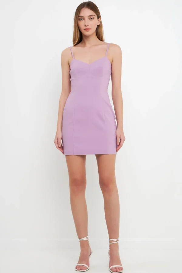 ENDLESS ROSE Bodycon Dresses | Tops*- Stretch Fabric Fitted Mini Dress