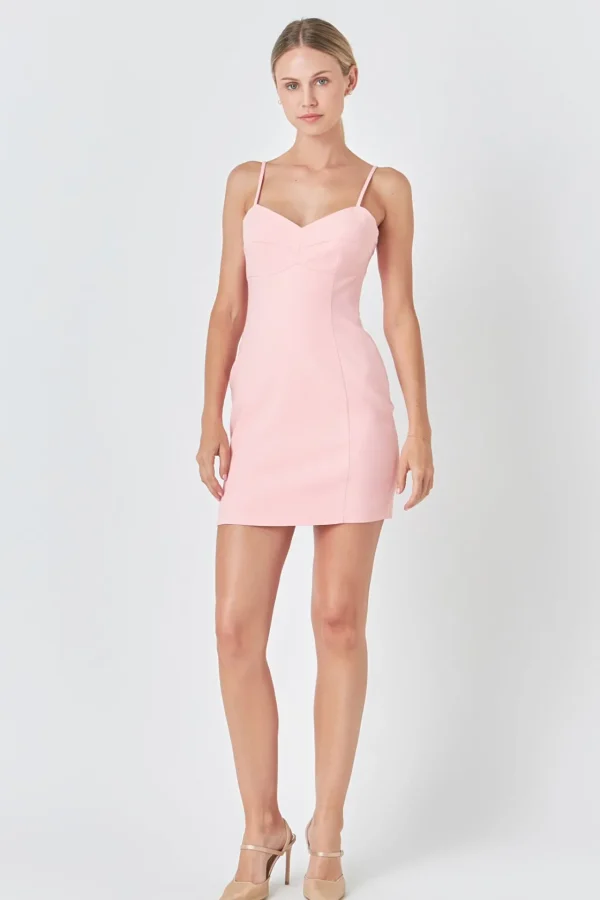 ENDLESS ROSE Bodycon Dresses | Tops*- Stretch Fabric Fitted Mini Dress