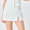 ENDLESS ROSE Matching Sets | Tops*- Stripe Skort WHITE/BLACK