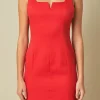 ENDLESS ROSE White Dresses | Little Black Dress*- Structured Mini Dress