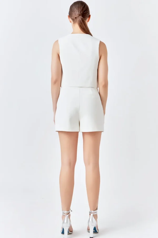 ENDLESS ROSE Matching Sets | Tops*- Suit Vest Top