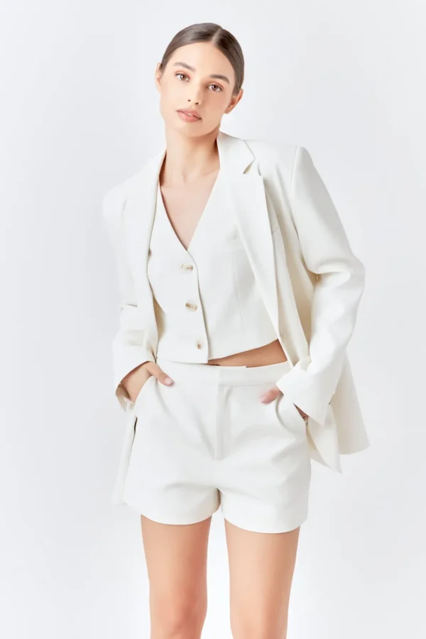 ENDLESS ROSE Matching Sets | Tops*- Suit Vest Top