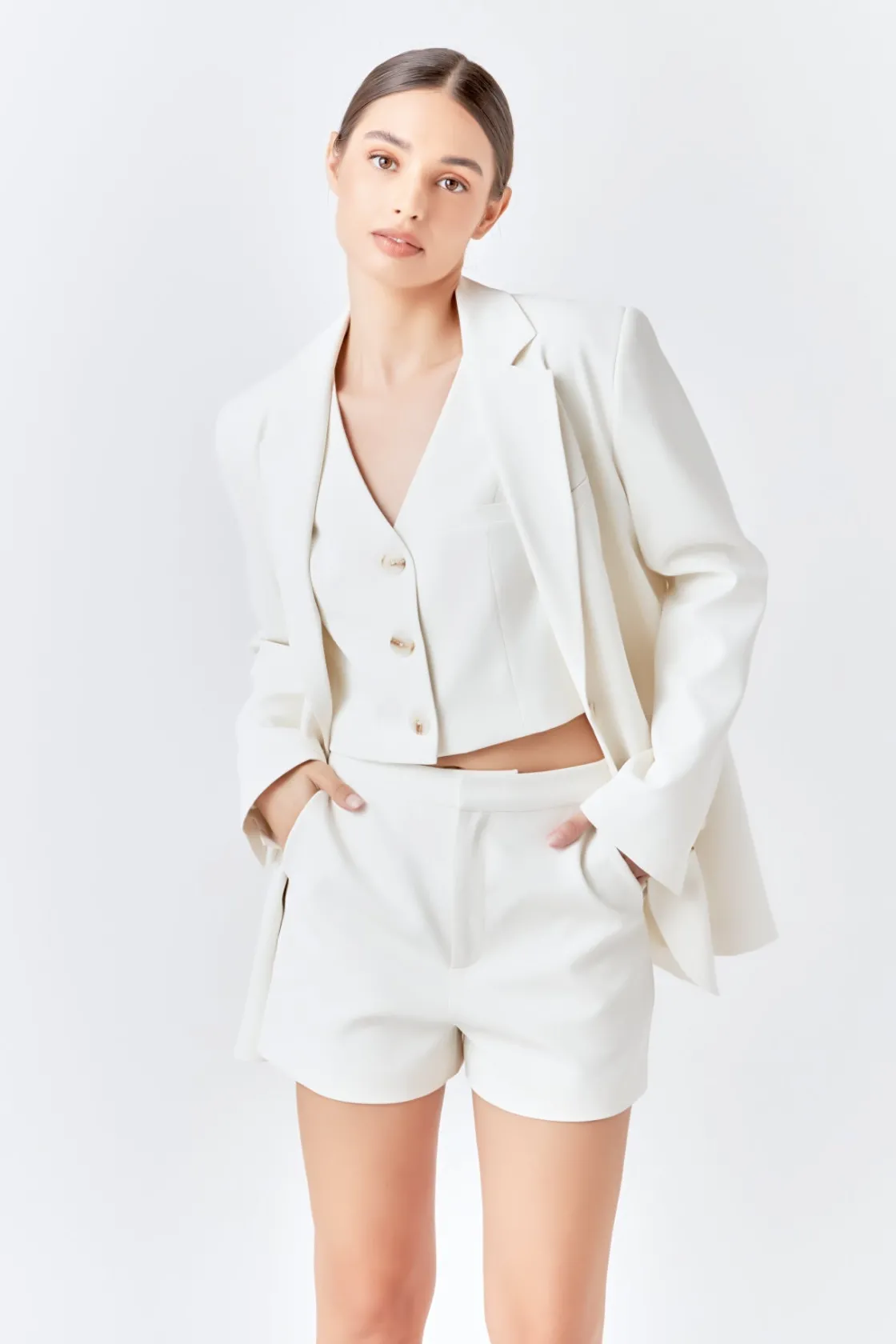 endless_rose__suit_vest_t_13.webp ENDLESS ROSE Matching Sets | Tops*- Suit Vest Top