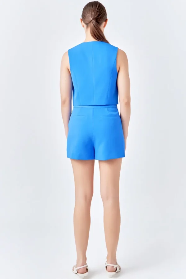 ENDLESS ROSE Matching Sets | Tops*- Suit Vest Top