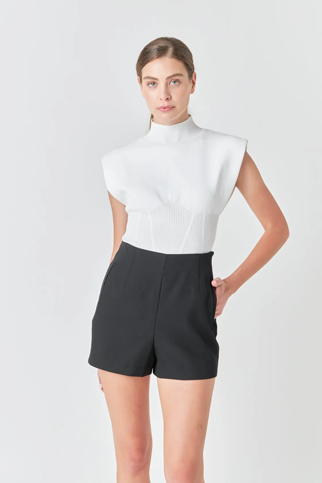 endless_rose__super_high__3.webp ENDLESS ROSE Shorts & Skorts | Tops*- Super High Waisted Shorts