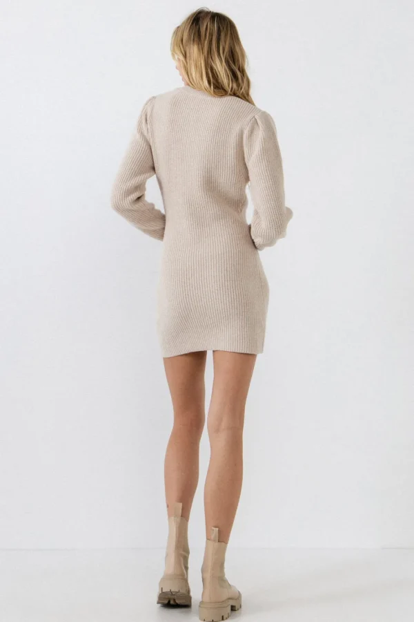 ENDLESS ROSE Knit Dresses | Sweaters & Knits*- Sweater Mini Dress BEIGE