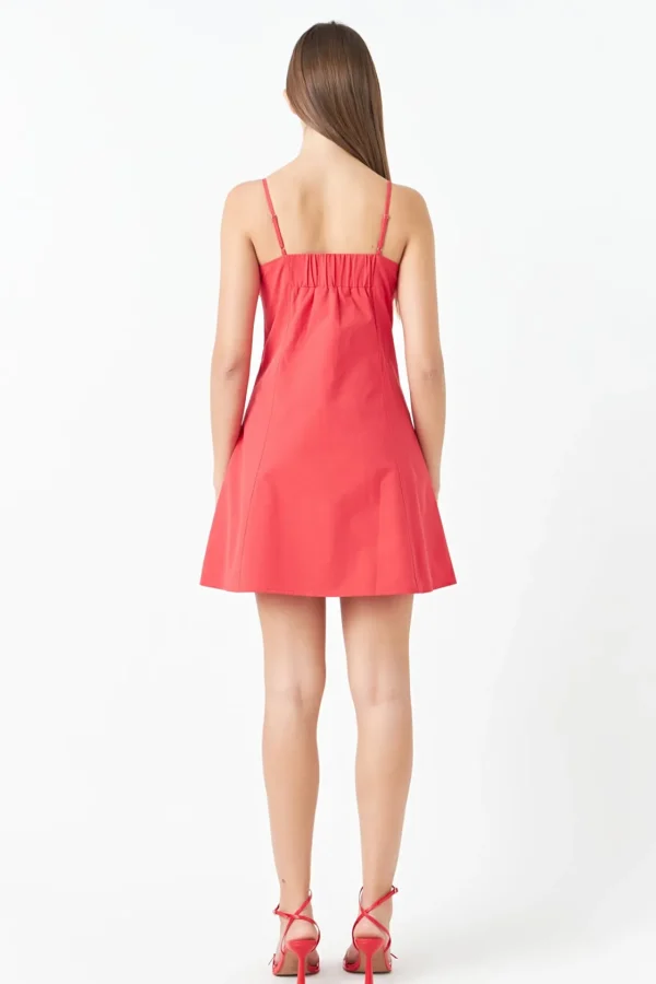 ENDLESS ROSE White Dresses | Little Black Dress*- Sweetheart Neckline Mini Dress
