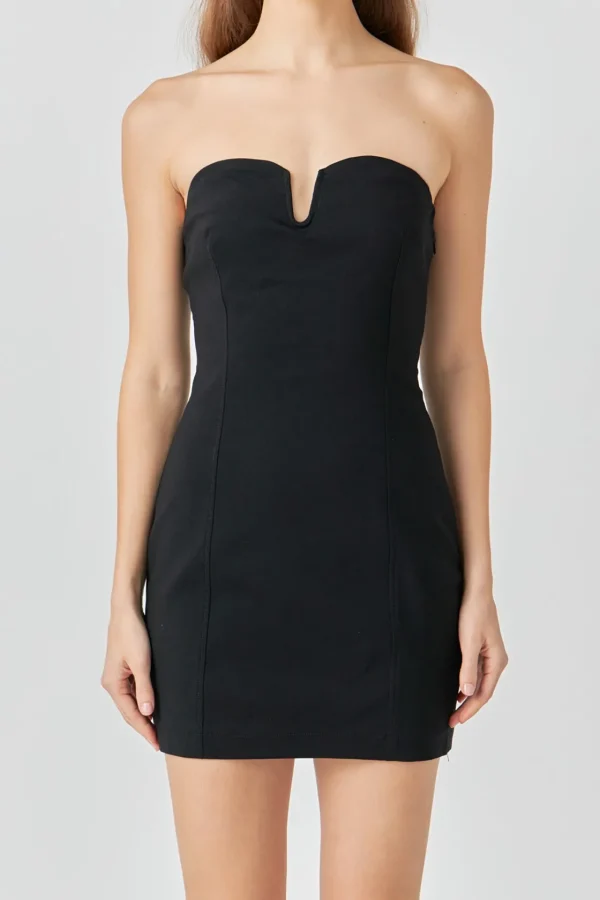 ENDLESS ROSE Little Black Dress | Bodycon Dresses*- Sweetheart Tube Mini Dress