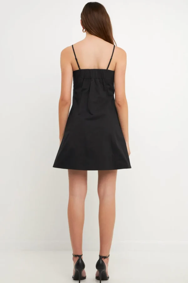 ENDLESS ROSE White Dresses | Little Black Dress*- Sweetheart Neckline Mini Dress