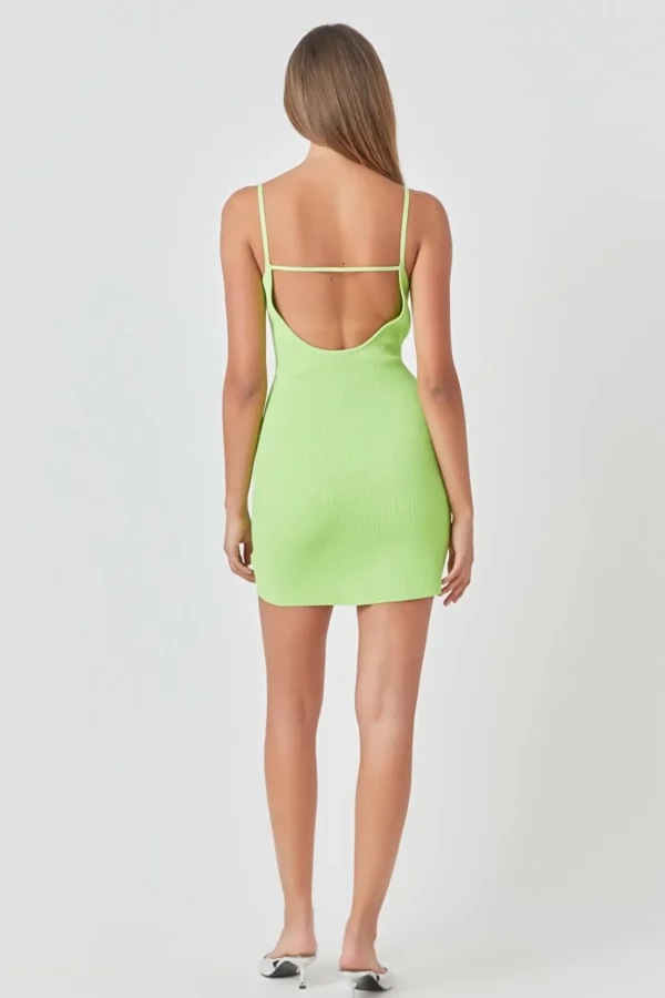 ENDLESS ROSE Knit Dresses | Bodycon Dresses*- Sweetheart Scooped Knit Mini Dress