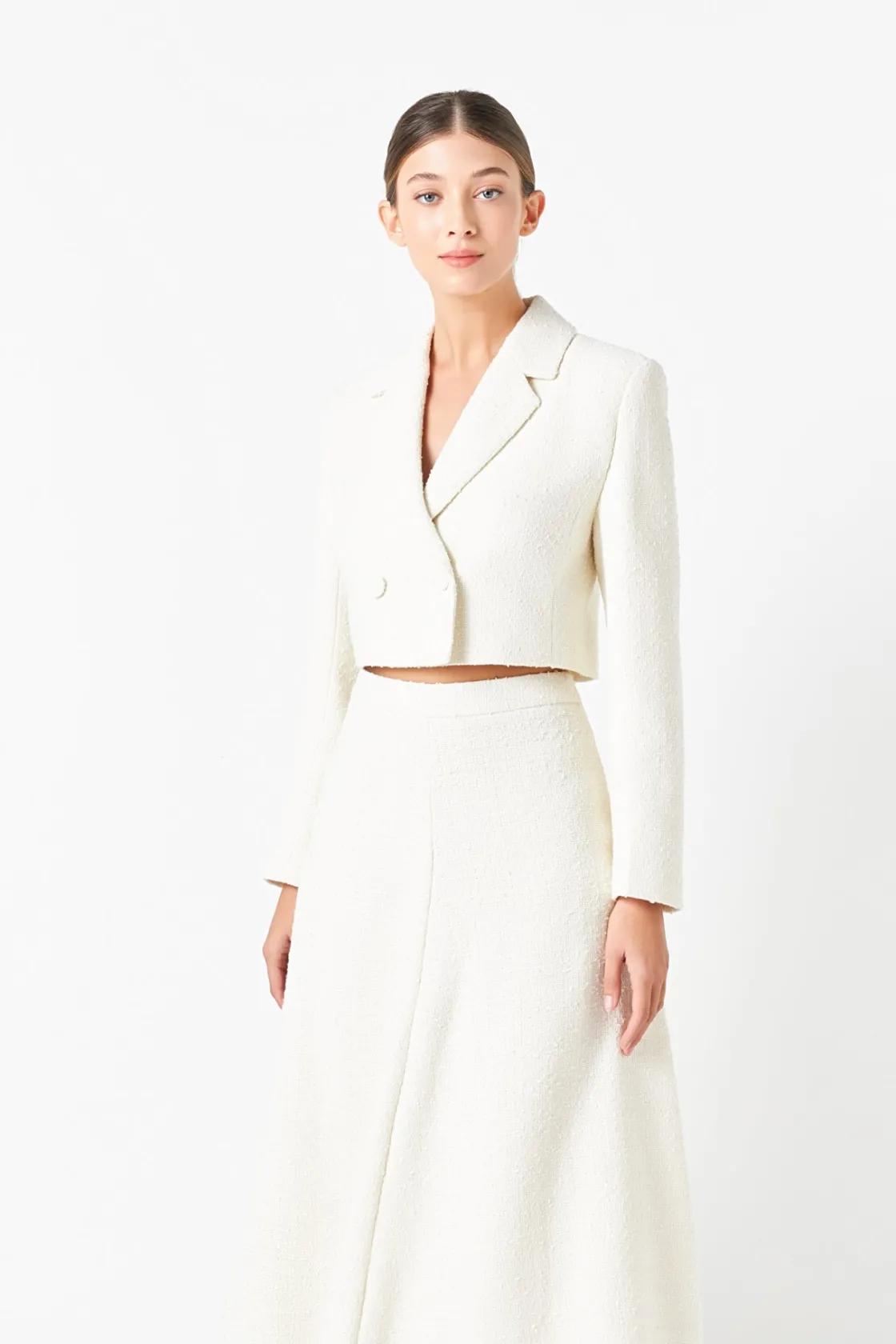 endless_rose__textured_ci_3.webp ENDLESS ROSE Skirts*- Textured Circle Maxi Skirt CREAM