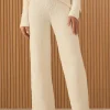 ENDLESS ROSE Sweaters & Knits | Matching Sets*- Textured Fuzzy Knit Pants CREAM