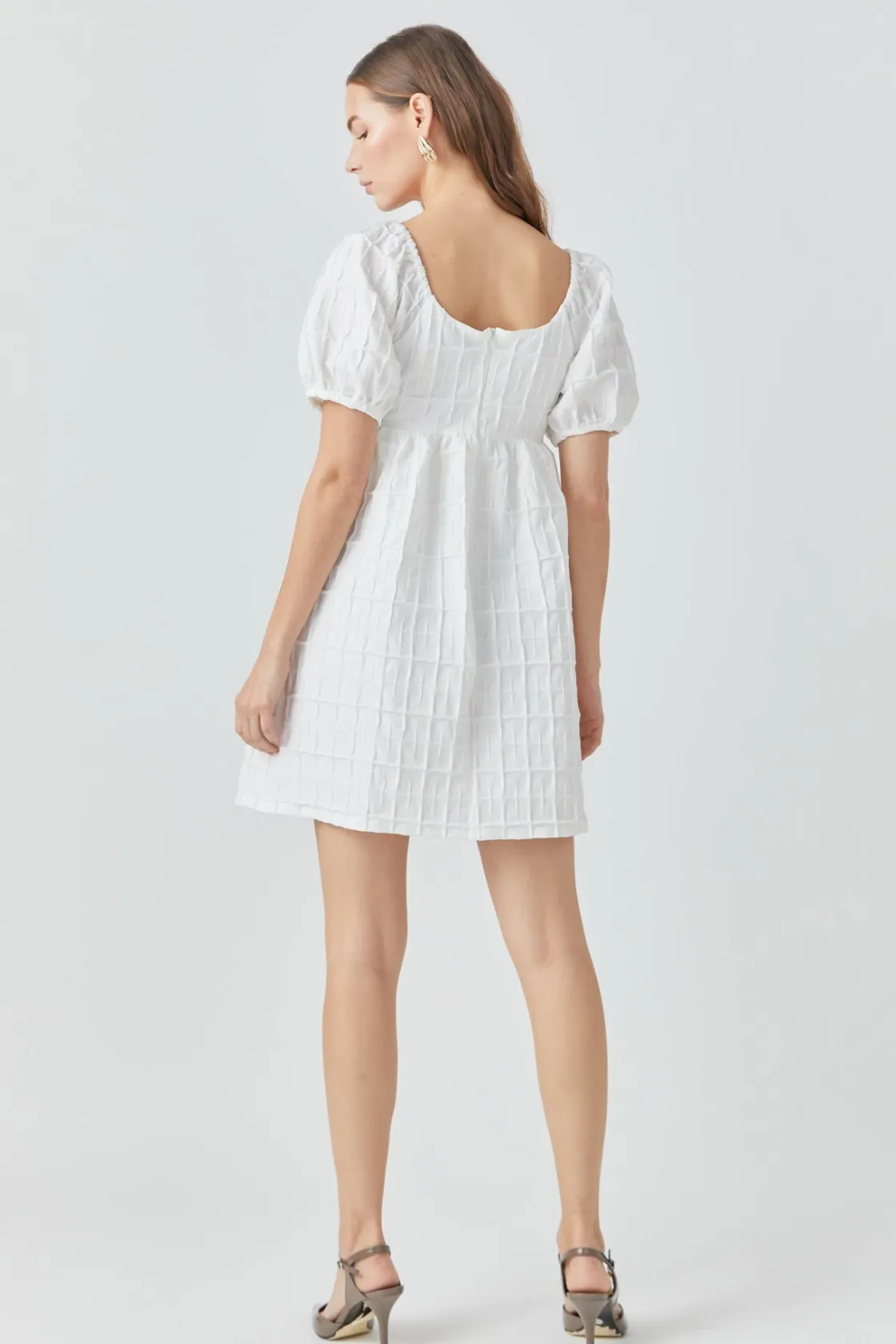 endless_rose__textured_mi_2.webp ENDLESS ROSE Tops*- Textured Mini Dress WHITE