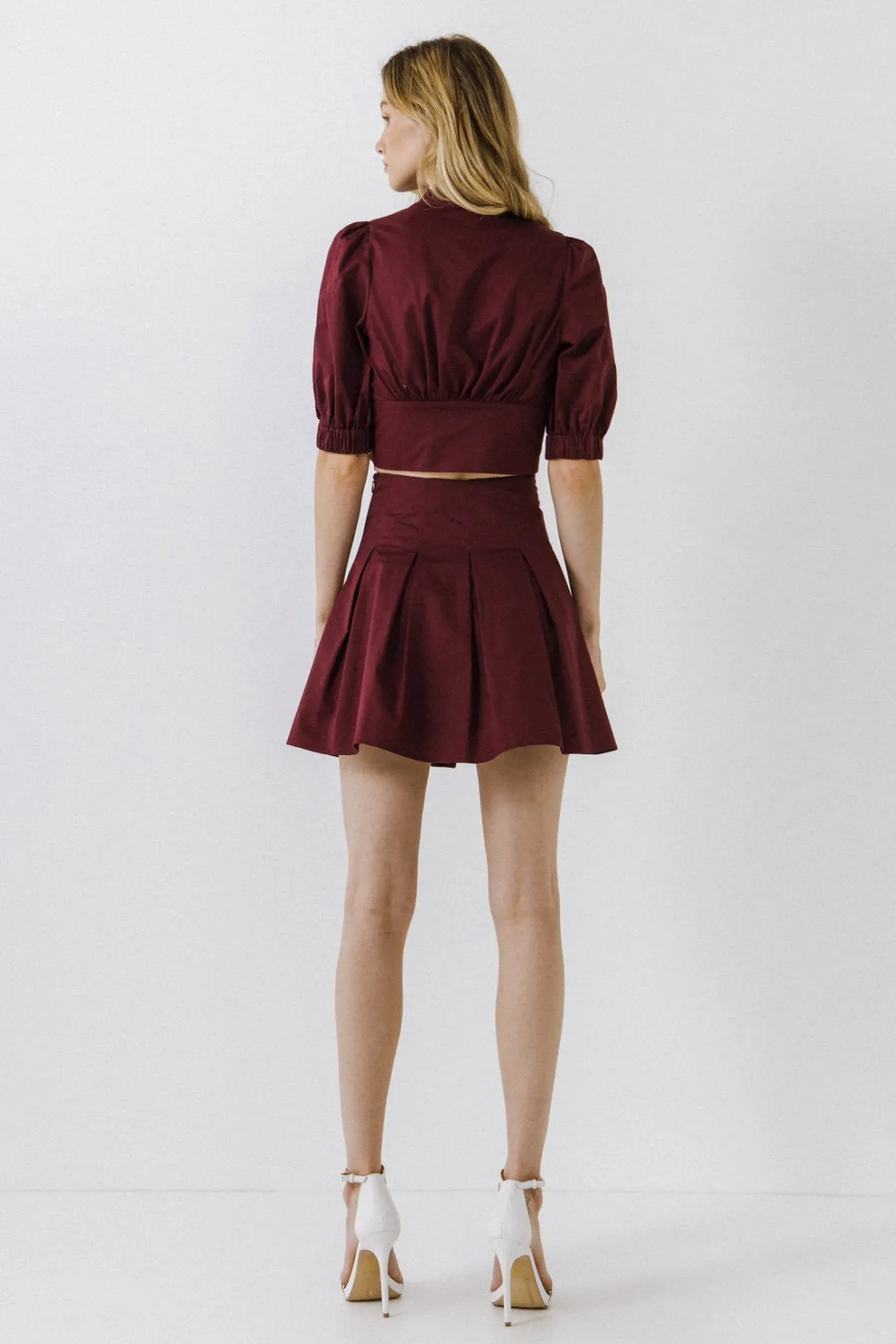 endless_rose__tied_front__2.webp ENDLESS ROSE Tops*- Tied Front Cropped Top