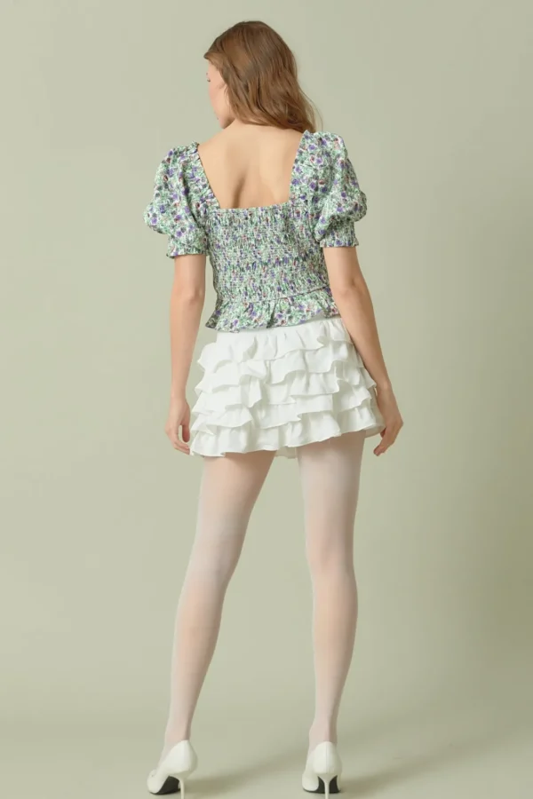 ENDLESS ROSE Skirts | Tops*- Tiered Ruffle Mini Skirt