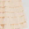 ENDLESS ROSE Skirts | Tops*- Tiered Tulle Mini Skirt CREAM