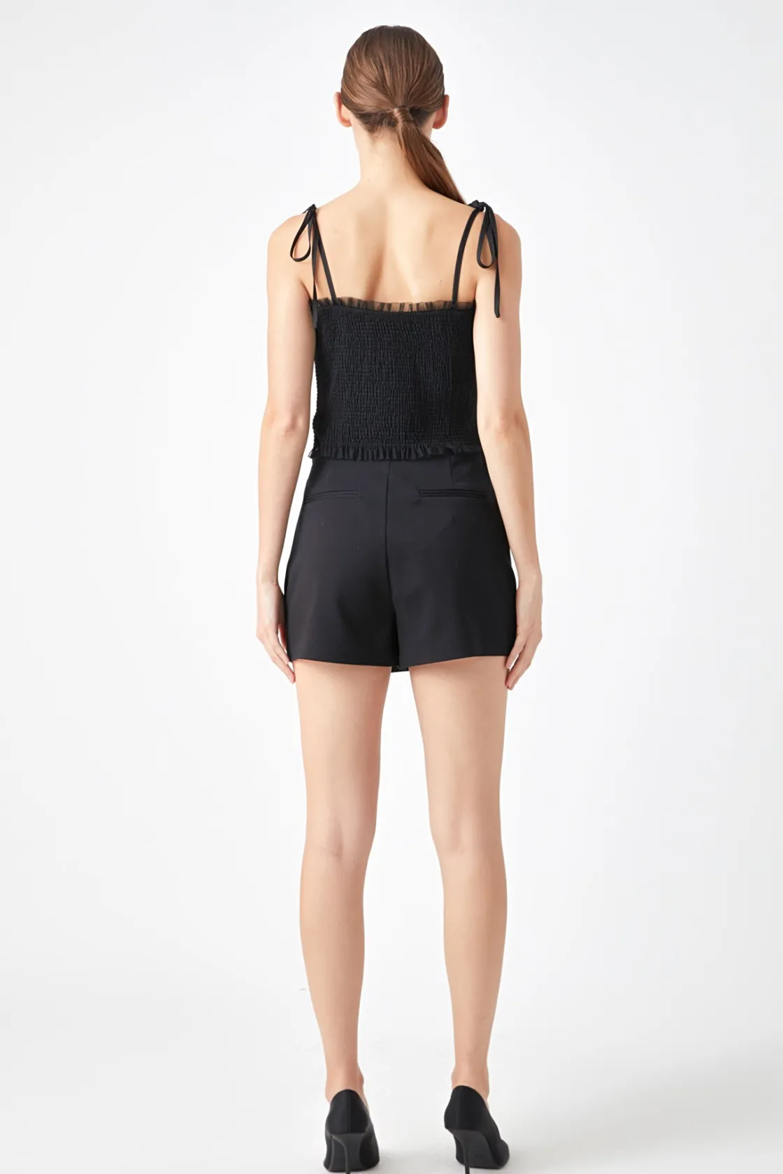 endless_rose__tulle_cropp_2.webp ENDLESS ROSE Tops*- Tulle Cropped Top