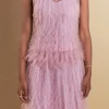 ENDLESS ROSE Matching Sets | Tops*- Tulle Ruffled Sleeveless Top MULBERRY