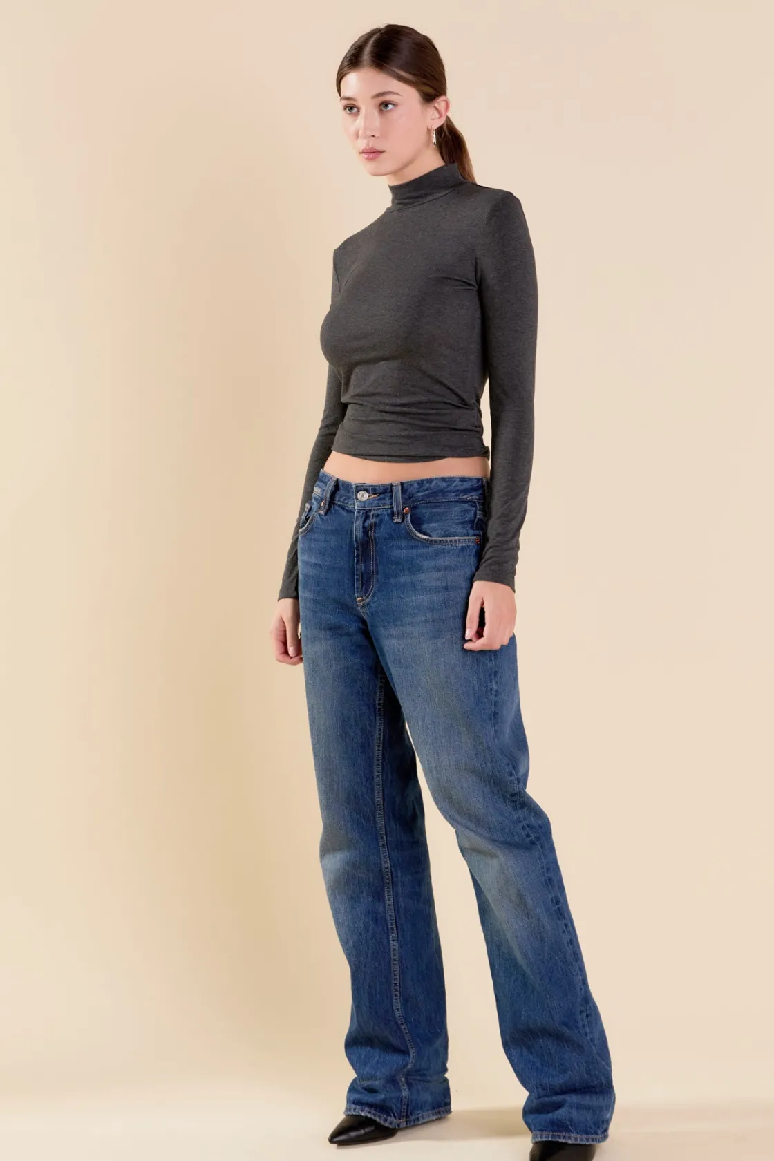 endless_rose__turtle_neck_1-1.webp ENDLESS ROSE Sweaters & Knits | Tops*- Turtle Neck Top