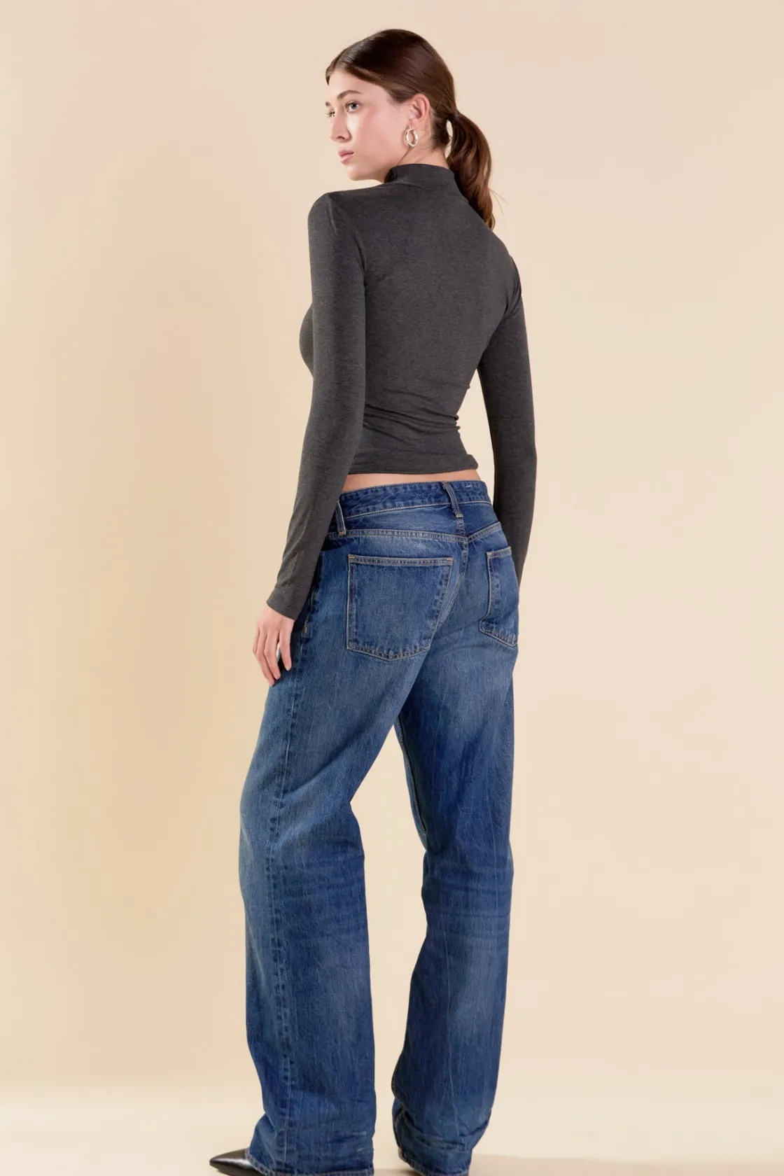 endless_rose__turtle_neck_2-1.webp ENDLESS ROSE Sweaters & Knits | Tops*- Turtle Neck Top