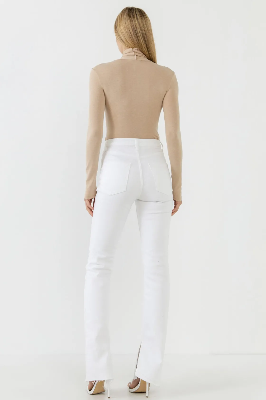 endless_rose__turtle_neck_2.webp ENDLESS ROSE Tops*- Turtle Neck Long Sleeve Knit Top