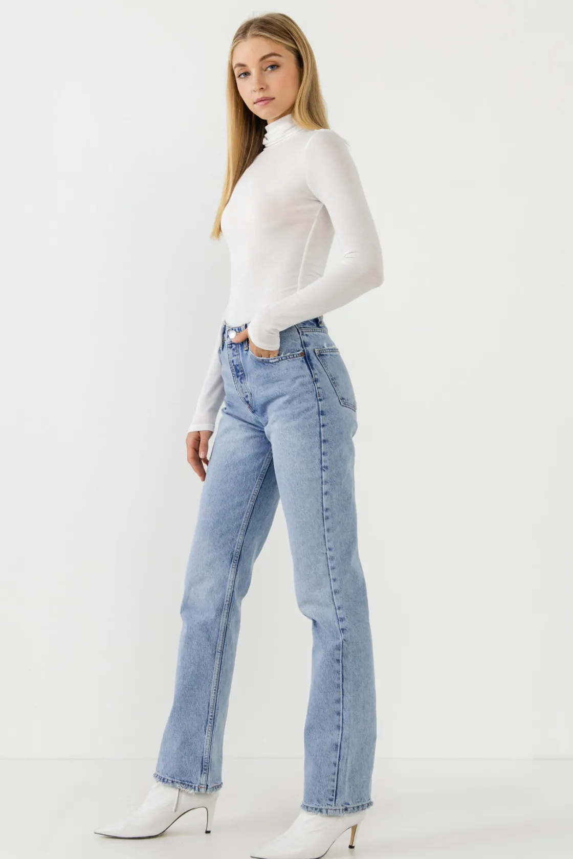 endless_rose__turtle_neck_6.webp ENDLESS ROSE Tops*- Turtle Neck Long Sleeve Knit Top