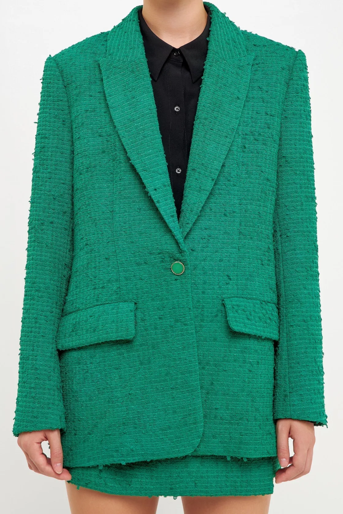 endless_rose__tweed_boyfr_0.webp ENDLESS ROSE Matching Sets | Blazers*- Tweed Boyfriend Blazer