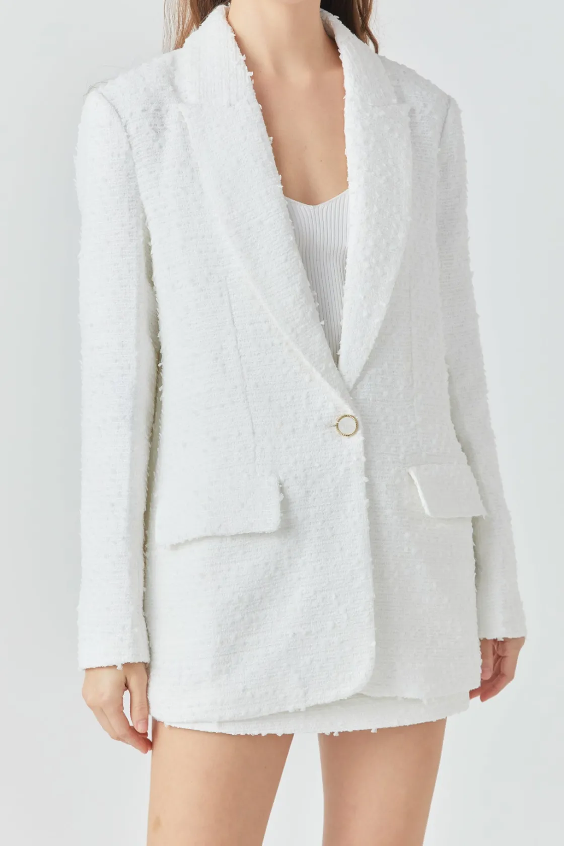 endless_rose__tweed_boyfr_5.webp ENDLESS ROSE Matching Sets | Blazers*- Tweed Boyfriend Blazer