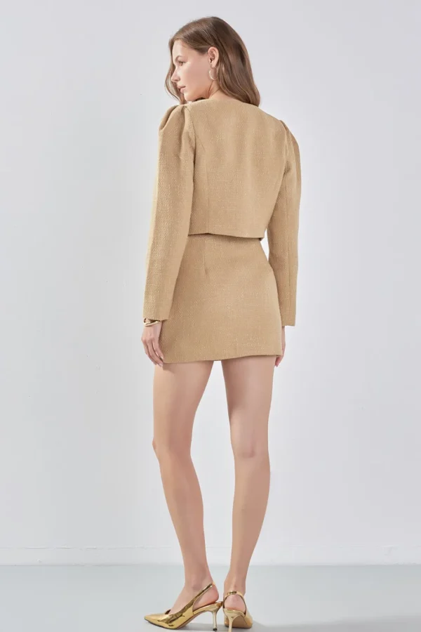 ENDLESS ROSE Matching Sets | Skirts*- Tweed H-Line Mini Skirt