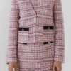 ENDLESS ROSE Jackets & Coats*- Tweed Jacket PURPLEMULTI